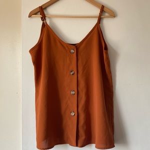 Orange summer cami